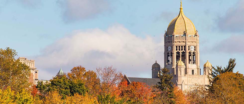 Muhlenberg clocktower.