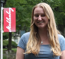 Profile image of Muhlenberg College admissions counselor, Margaux Eripret ’22.